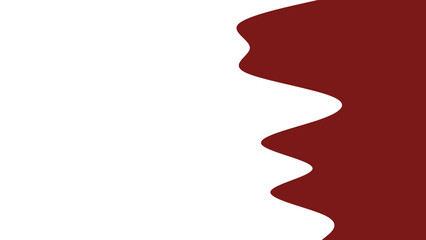 The distinctive national flag of Qatar, featuring its maroon and white colors with a serrated edge. Represents national identity, culture, and heritage for travel and business.