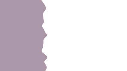 Abstract minimalist design featuring a wavy lavender edge against a clean white background, perfect for modern graphic design, presentations, or website headers.