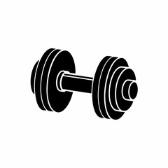 creative details dumbbells icon vector Illustration