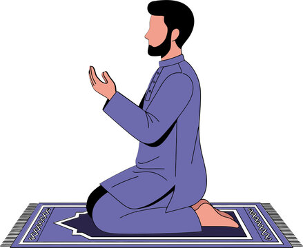 Muslim Man Praying