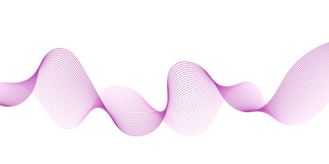 Magenta Abstract Wave Background – Modern Fluid Line Design.