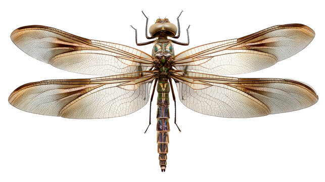 Meganeura giant dragonflyTransparent background, PNG file