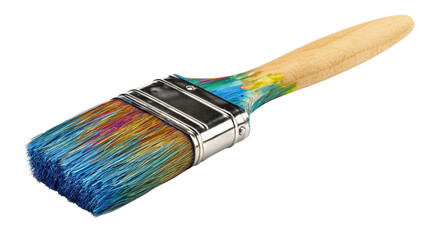 Fototapeta premium Paintbrush for furniture paintingTransparent background, PNG file