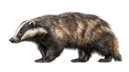 Naklejka premium Prehistoric giant badgerTransparent background, PNG file