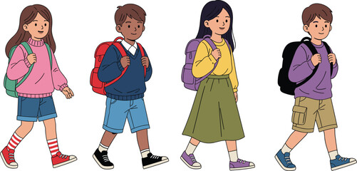 Confident businesswoman in white blazer and gray pants posing in various professional stances for corporate branding or business presentations