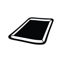 An Illustration of a Classic Black Hardcover Book on a White Background