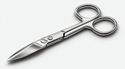Fototapeta premium Metal nail scissors