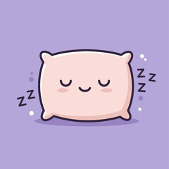 Cute Vector of Pillow