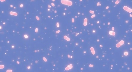 Microscopic Bacteria Image.