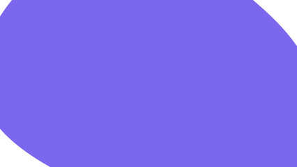 Abstract purple curved shape on a white background, offering a minimalist and modern design element for various creative projects and presentations.