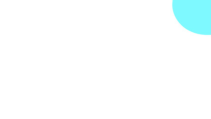 Clean, minimalist design featuring a vibrant light blue partial circle on a crisp white background, ideal for abstract concepts, modern branding, or graphic overlays.