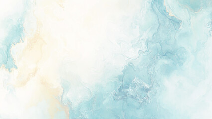 Fototapeta premium Blue watercolor vector background. Abstract hand paint square stain backdrop