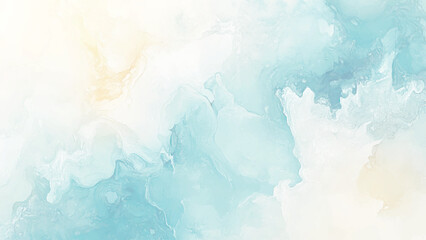 Blue watercolor vector background. Abstract hand paint square stain backdrop