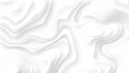  Grey abstract wave shapes. Paper cut background. Vector art