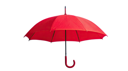 Red umbrella against black background (3)