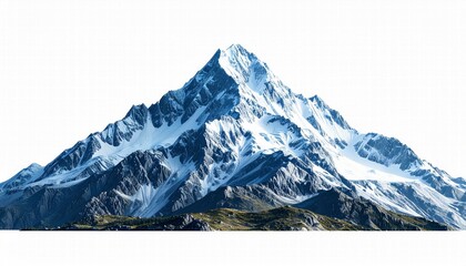 Majestic Snow-Capped Mountain Peak - Nature photography