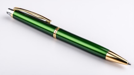 Green ballpoint pen