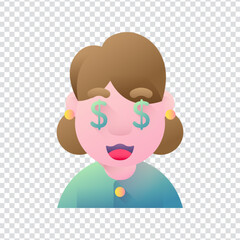 Greed Money Eyes Icon