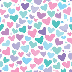 파스텔톤 심플 벡터 스타일 심리스 패턴