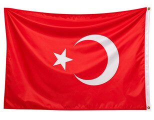 Obraz premium Flag of Turkey isolated on transparent or white background