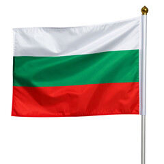 Flag of Bulgaria isolated on transparent or white background