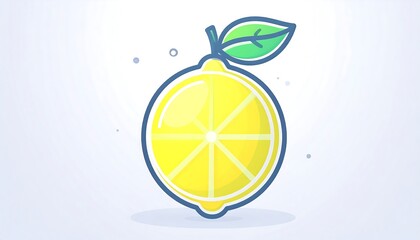 Cartoon lemon graphic