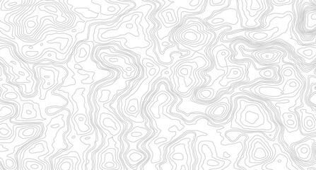 Contour line abstract terrain relief texture. Geographic wavy landscape. Vector illustration