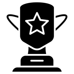 Trophy glyph icon