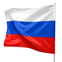 Fototapeta premium Flag of Russia isolated on transparent or white background