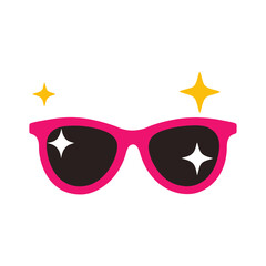 sun glasses and sunglasses vector