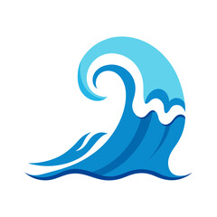 Obraz premium vector illustration of a wave