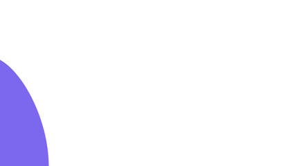 Clean white background with a modern lavender quarter-circle, perfect for creative design, advertising, or text overlay. Minimalist and versatile.