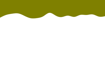 Abstract two-tone background with organic wavy lines. Olive green and white blend, creating a fresh, natural, and clean aesthetic for design, branding, or presentations.