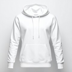 Blank White Hoodie Mockup Perfect for Design Showcase