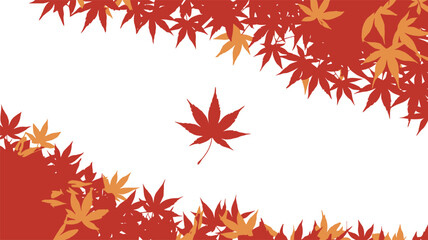 Autumn Red Maple  Illustration