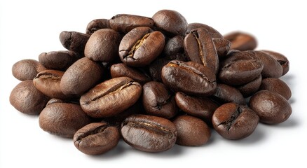 Obraz premium Roasted coffee beans piled high (2)