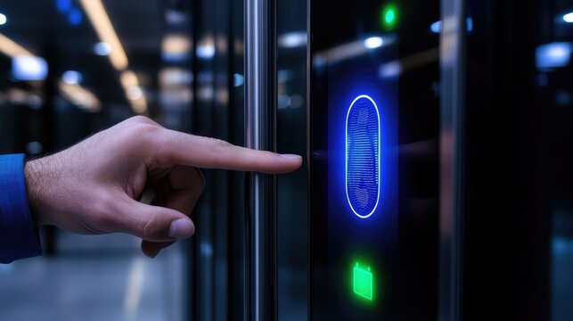 A hand pointing at a digital screen with a green battery symbol - Powered by Adobe