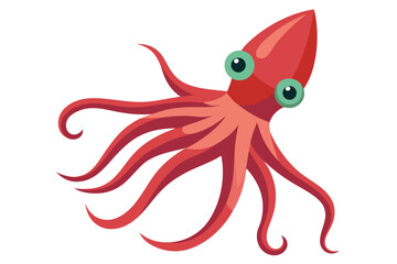 cartoon octopus vector illustration