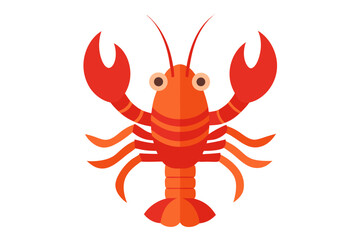 crayfish vector illustration