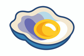 Fototapeta premium fried egg vector