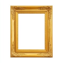 Gold ornate picture frame (22)