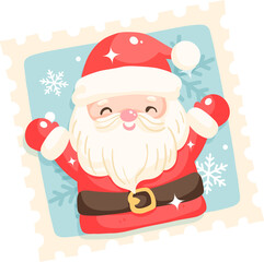Santa Claus Postage Stamp