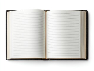 Open notebook with lined pages (1)