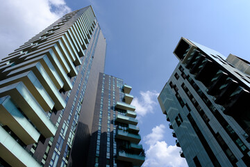 Modern buildings at Porta Nuova, Milan, Italy