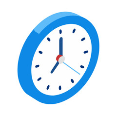 Clock Time Vector Icon