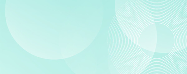 Minimalist banner background. Green and blue gradations.Circle geometric background. Simple design. Vector. EPS 10