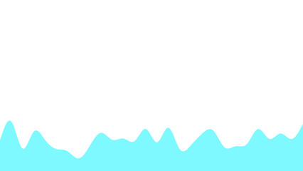 Clean, modern abstract blue wavy shape on a crisp white background, perfect for design elements, backgrounds, or soothing conceptual imagery. Versatile and simple.