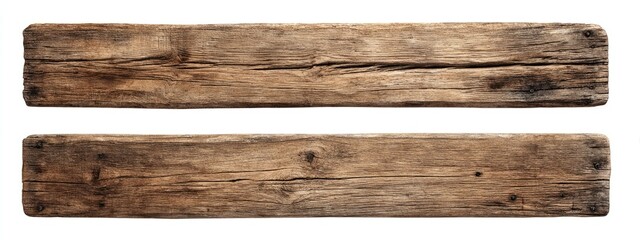 Naklejka premium Two weathered wooden planks (1)
