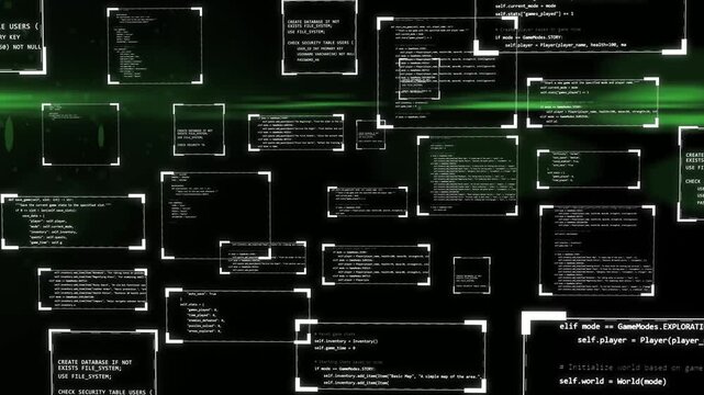 Creating game template with artificial intelligence help. A lot of developing code run simultaneously on server