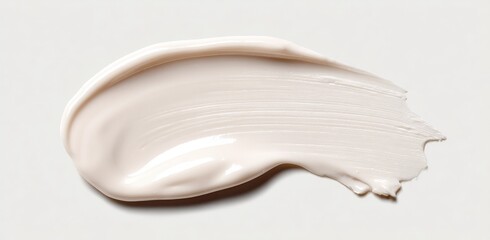 Light beige cream texture spread, smooth and creamy